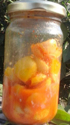 Sunmade Traditional Amla Pickle with Honey Drops (700 gm)